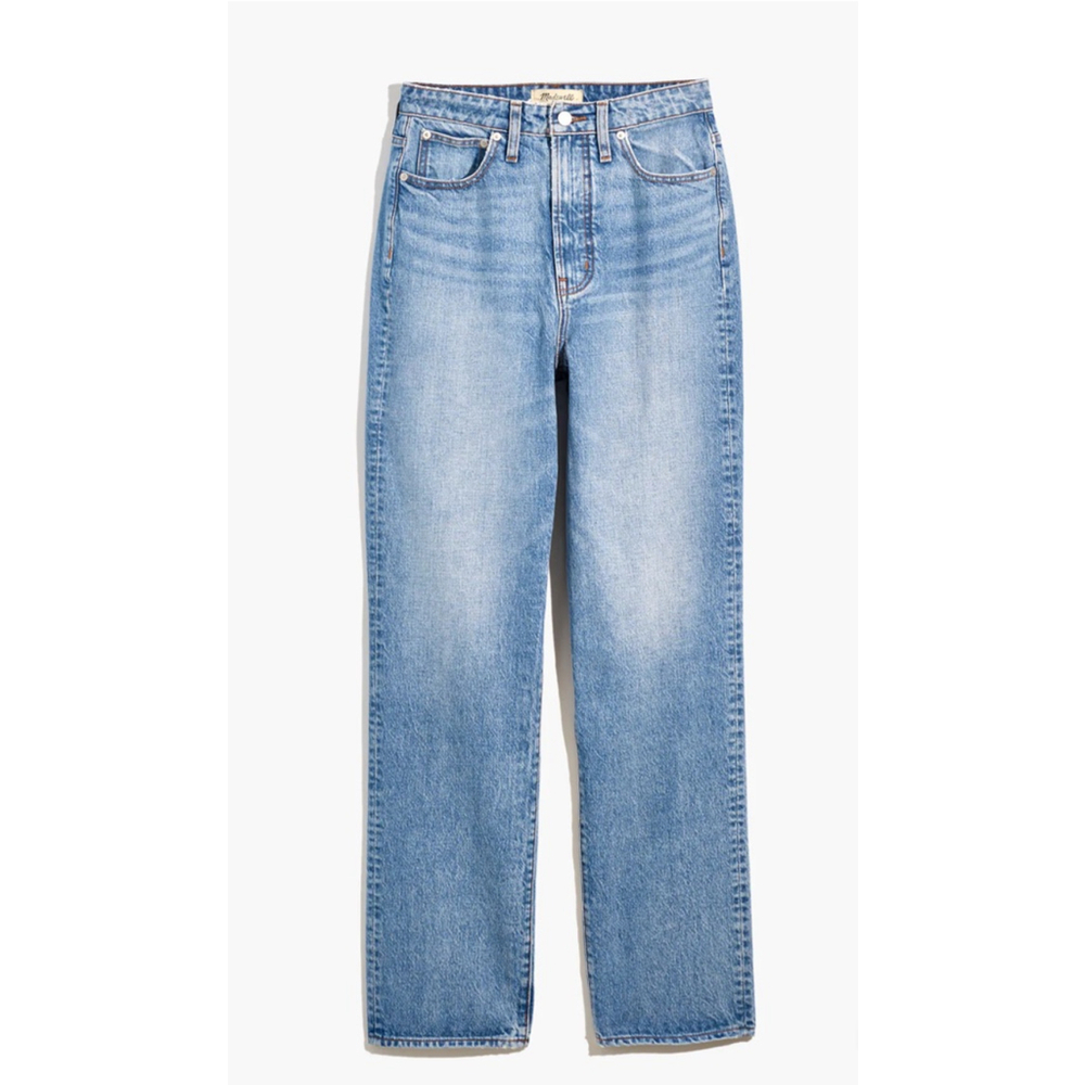 Womens Madewell The Curvy Perfect Vintage Straight Jean in Seyland Wash Sz 27